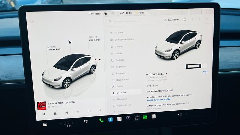 Tesla Model Y (2022) LR AWD Berlin Záruka SoH 93,4% - fotka 40 z 57