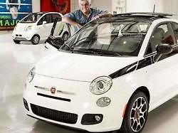 Jay Leno se svým Fiatem 500