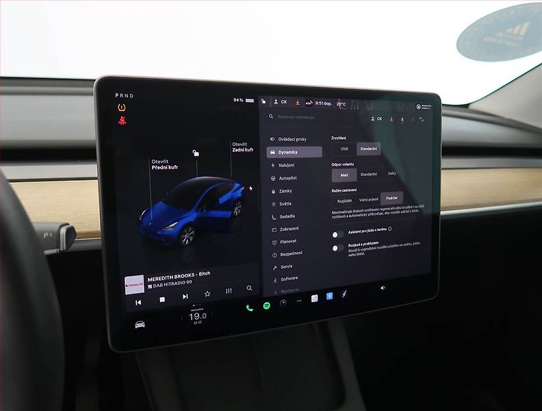 Tesla Model Y (2022) Long Range AWD 79kWh, SoH 91% - fotka 20 z 33