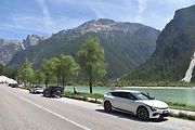 Zastavili jsme i u italského jezera Lago di Landro.