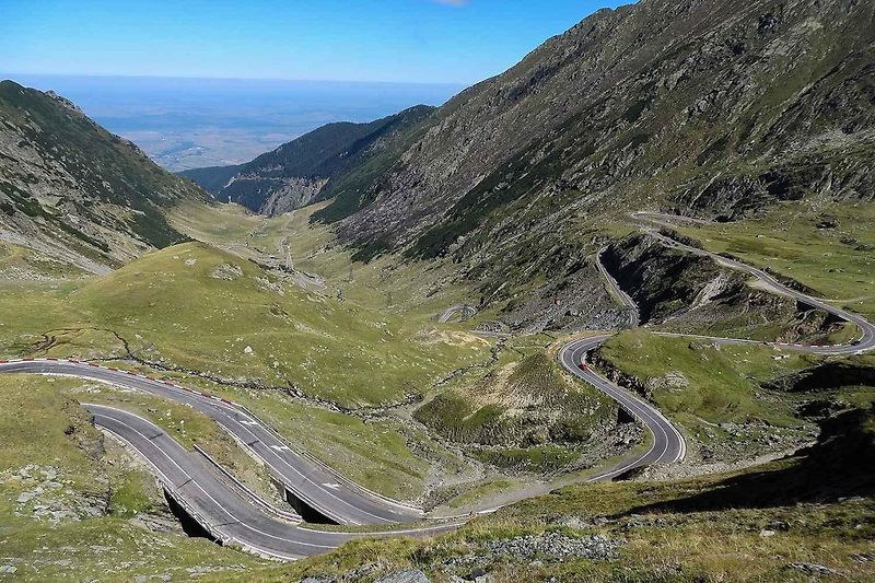 Silnice Transfagaraš byla vybudována v 80. letech.