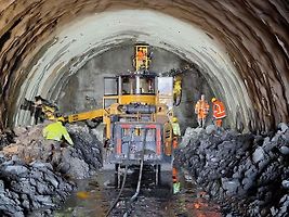 Tunel Homole na D35, leden 2025