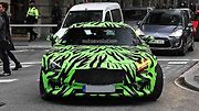 Maskovaný prototyp Mercedesu AMG GT.