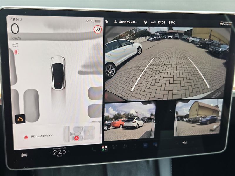 Tesla Model Y LR 4x4 Tažné z. SoH 91% 1.maj - fotka 17 z 22