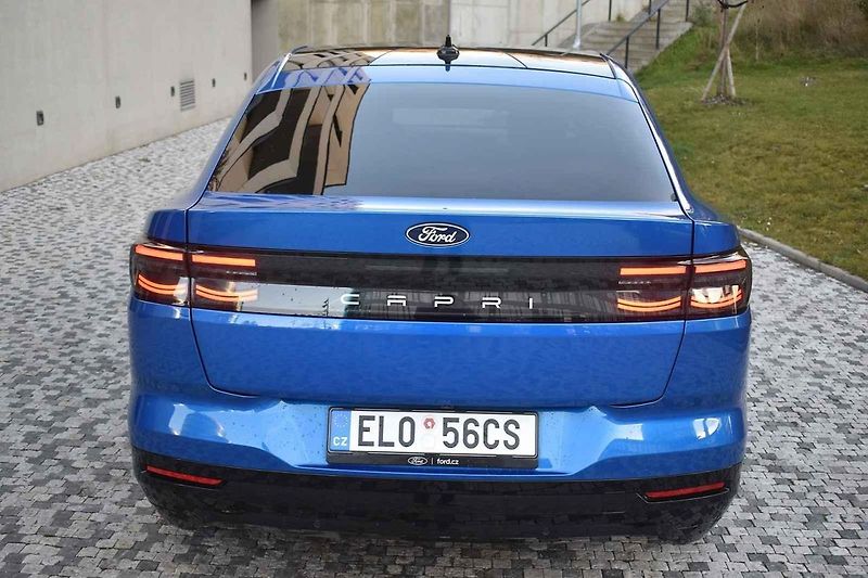 Ford Capri má dostatečný dojezd na to, aby nemusel sloužit jen ve městě