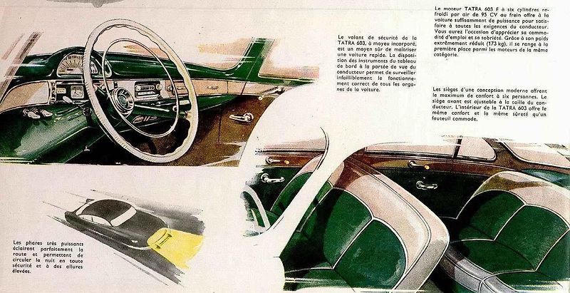 Tatra 603 - první verze