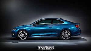 Škoda Octavia IV Coupe podle představ designéra