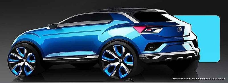 Koncept Volkswagen T-ROC.