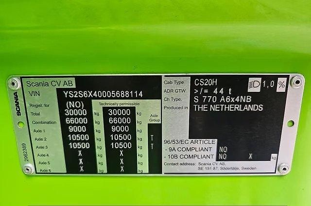 Scania (2023) S770V8 6x4 tahač EURO 6 - fotka 25 z 26