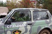 Jeden z vozů UAZ-469 na podzimní akci Kozinec 2025.