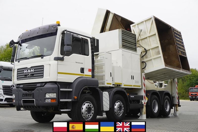 MAN TGA (2008) 35.440 8×4 / vacuum excavator - fotka 1 z 24