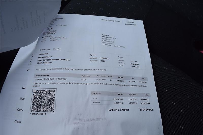 Opel Movano 2,3 d 92KW ODPOČET DPH! SERVIS - fotka 38 z 39
