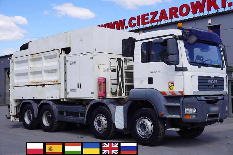 MAN TGA (2008) 35.440 8×4 / vacuum excavator - fotografie inzerátu