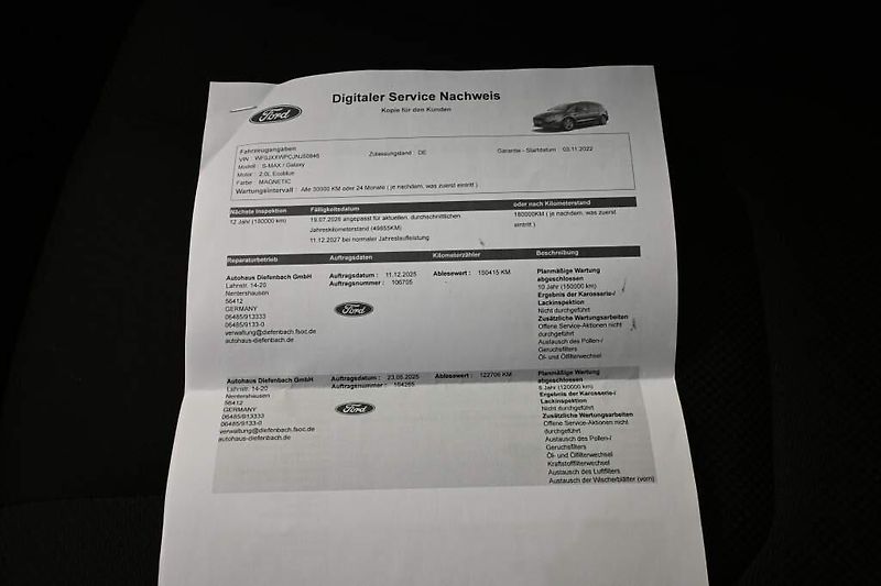 Ford S-MAX (2022) 2.0 140 KW LED ACC Tažné Kamer - fotka 32 z 36