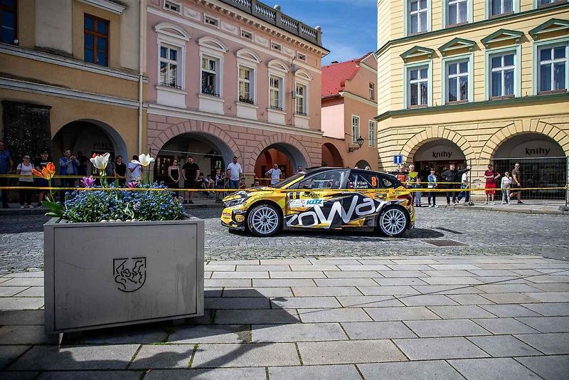 Rallysprintový závod KOWAX Valašská rally, 7. dubna 2024, Nový Jičín.