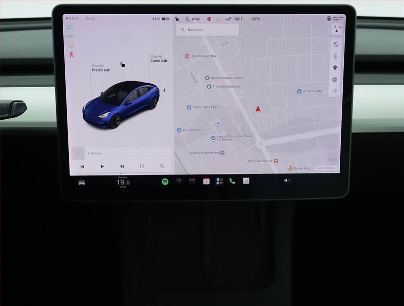 Tesla Model 3 (2020) Long Range 4WD 74kWh, SoH 89% - fotka 12 z 21