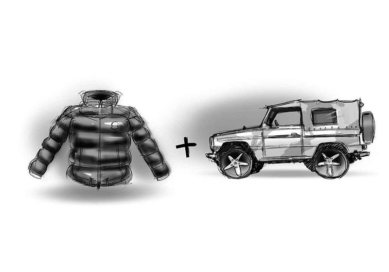 Project Mondo G spojuje ikonický Mercedes-Benz třídy G a charakteristické designové prvky módní značky s luxusním oblečením Moncler.