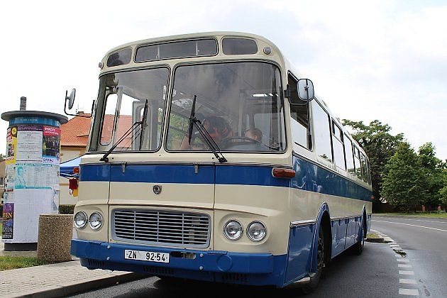 Pohled na přední část autobusu z roku 1979., zdroj: Deník/Edvard Beneš