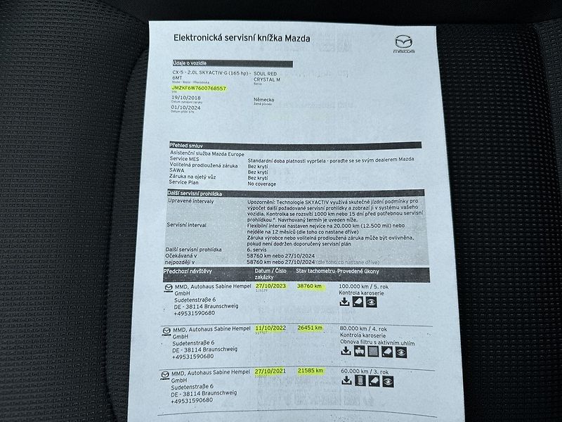 Mazda CX-5 (2018) 2.0i G-165 LED Navi Kamera - fotka 31 z 50