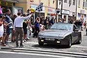 Ze startu XIV. Slánského okruhu - průjezd Londou.