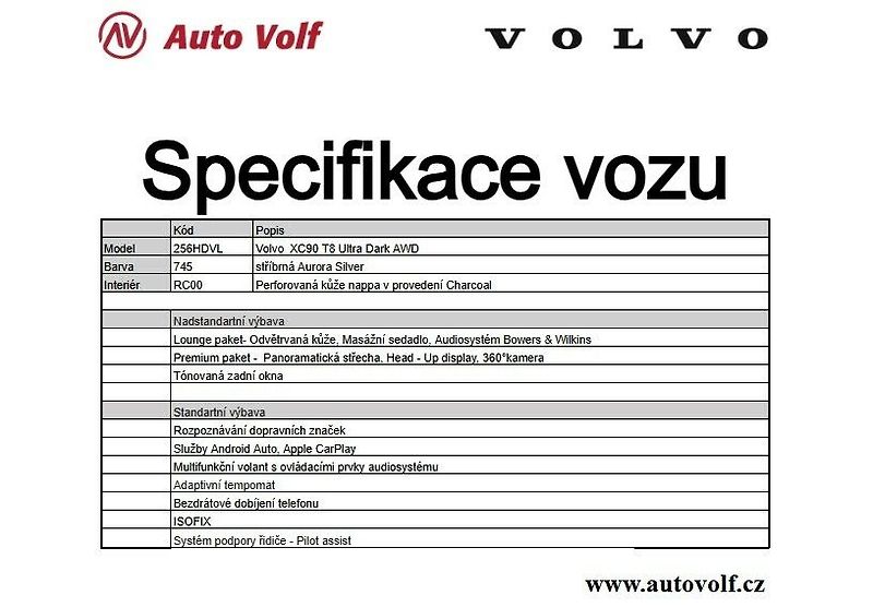 Volvo XC90 Plus Dark T8 299kW - fotka 2 z 27