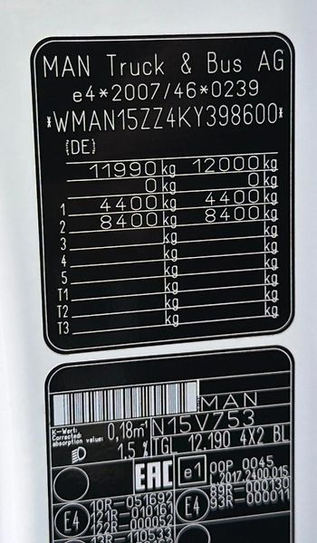 MAN TGL (2019) 12.190 chlaďák EURO 6 - fotka 28 z 28