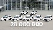Škoda vyrobila už 20 milionů aut.