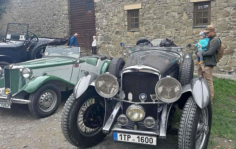 Veteráni se rozloučili se sezonou, hrad Helfštýn, neděle 24. září 2023.