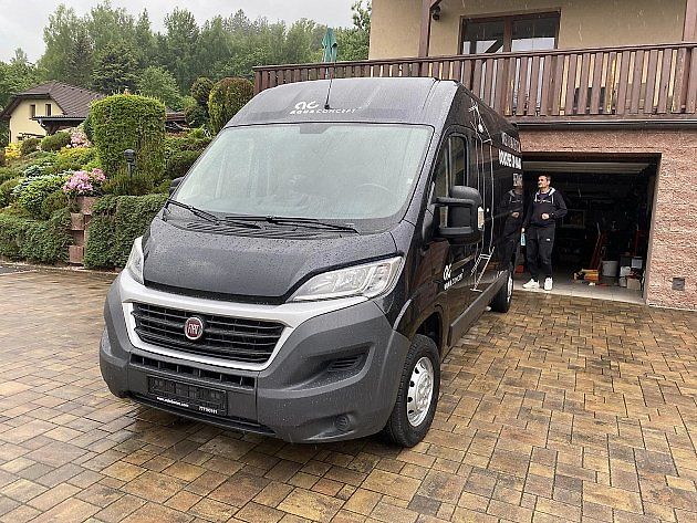 Zakoupený vůz Fiat Ducato., zdroj: Se svolením Lukáše Černého