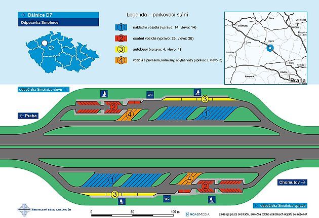 Odpočívka u Chlumčan., zdroj: se svolením ŘSD