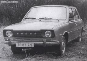  Prototyp Škoda 727 (r.1971), první krok k typové řadě 742