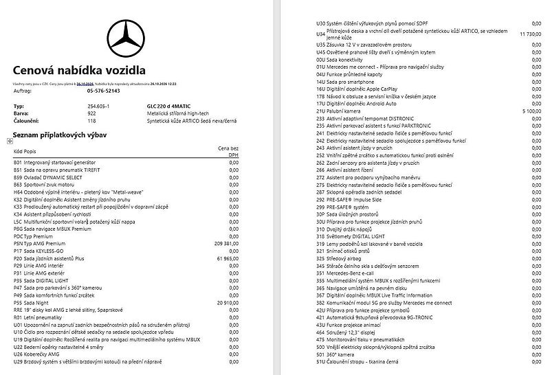 Mercedes-Benz GLC GLC 220D 4M - fotografie inzerátu