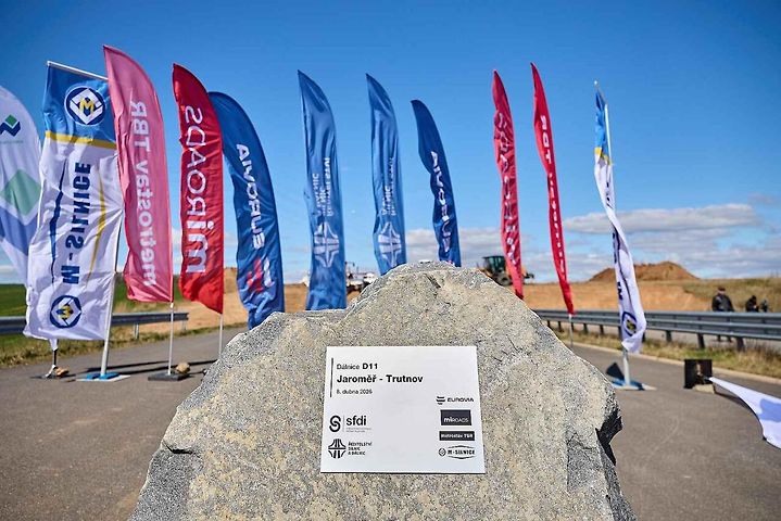 Zahájení stavby dálnice D11 Jaroměř - Trutnov.