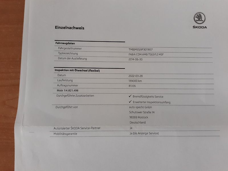Škoda Fabia (2014) KOMBI 1.2 TSi  AMB - fotka 28 z 33