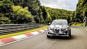Alfa Romeo Stelvio Quadrifoglio na Nürburgringu.