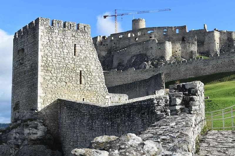 Spišský hrad byl nejvýchodnějším bodem naší cesty