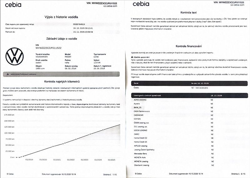 Volkswagen Passat 2,0 TDI HIGHLINE DPH 1.maj ČR - fotka 50 z 50