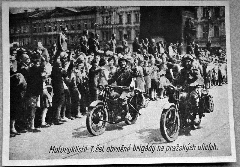 Motocykl BSA M20.