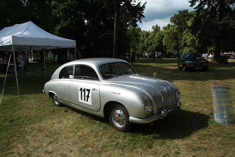 Tatra 601 Monte Carlo na rallye Alpenfahrt.