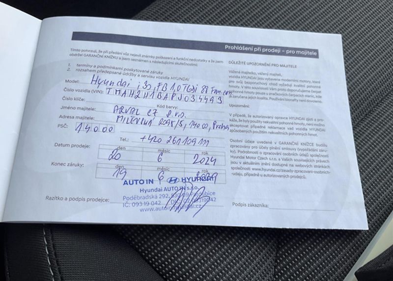 Hyundai i30 1.0-88KW,FB,1.MAJITEL,ZÁRUKA29 - fotka 12 z 14