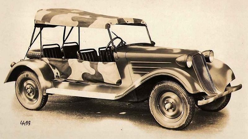 Kübelwagen Tatra 57 K se produkoval v podstatně větší sérii. Z Kopřivnice jich vyjelo na bojiště druhé světové války šest tisíc kusů
