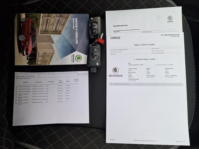 Škoda Fabia 1.0TSI Tour, původ ČR, 1.Maj. - fotka 48 z 49