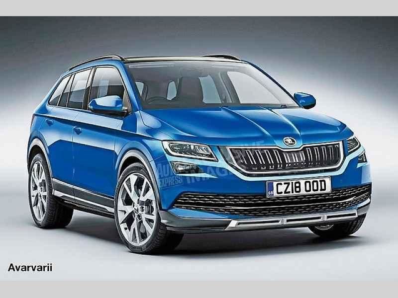 Chystaný malý crossover Škody podle představ RM CarDesign.