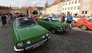 Setkání majitelů vozů Škoda 110R v Chebu.