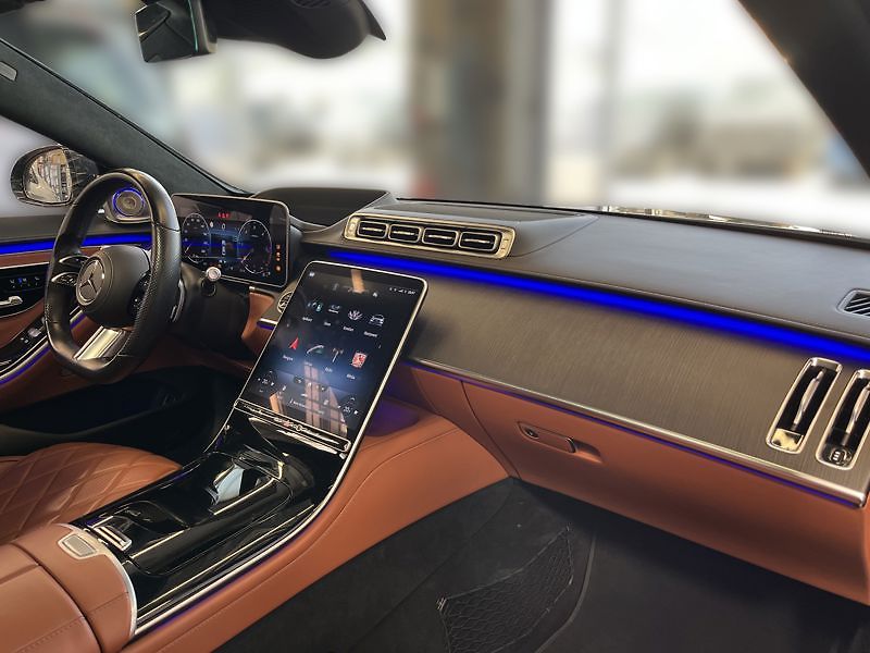 Mercedes-Benz Třídy S 400d 4MATIC L AMG Line Chauffe - fotka 14 z 25