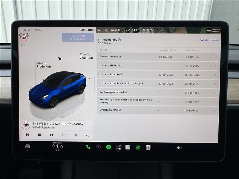 Tesla Model Y 0,0 Long Range 1.maj. původ ČR - fotka 39 z 50