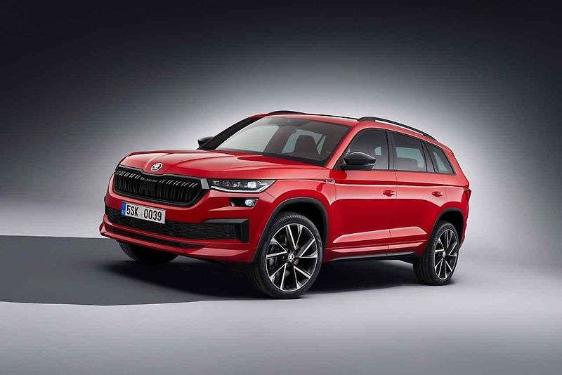 Příď Kodiaqu je teď modernější a více ladí s ostatními modely značky
