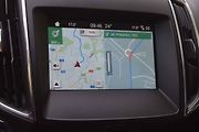 Auto mělo i vestavěnou navigaci.