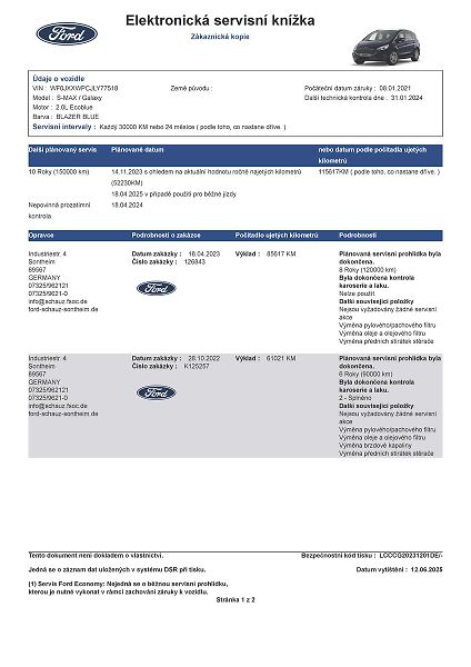 Ford S-MAX 140 kW, Titanium, REZERVOVÁNO - fotka 41 z 44