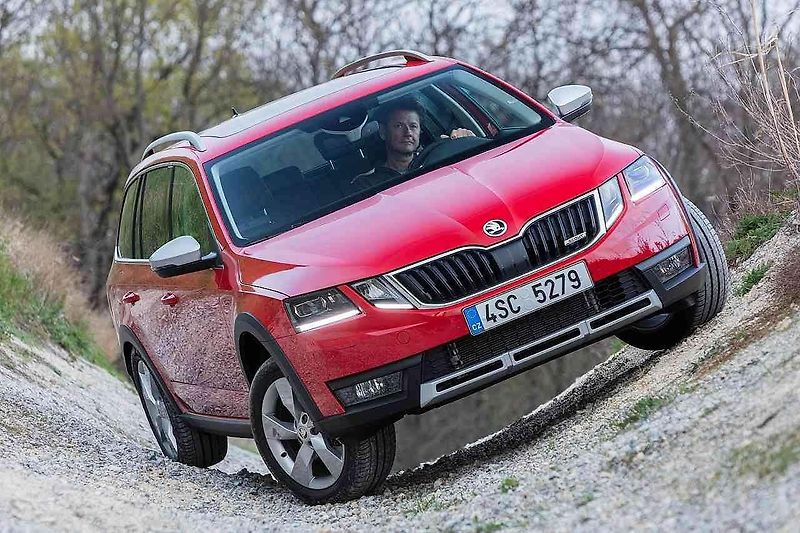Škoda Octavia Combi RS a Škoda Octavia Scout.